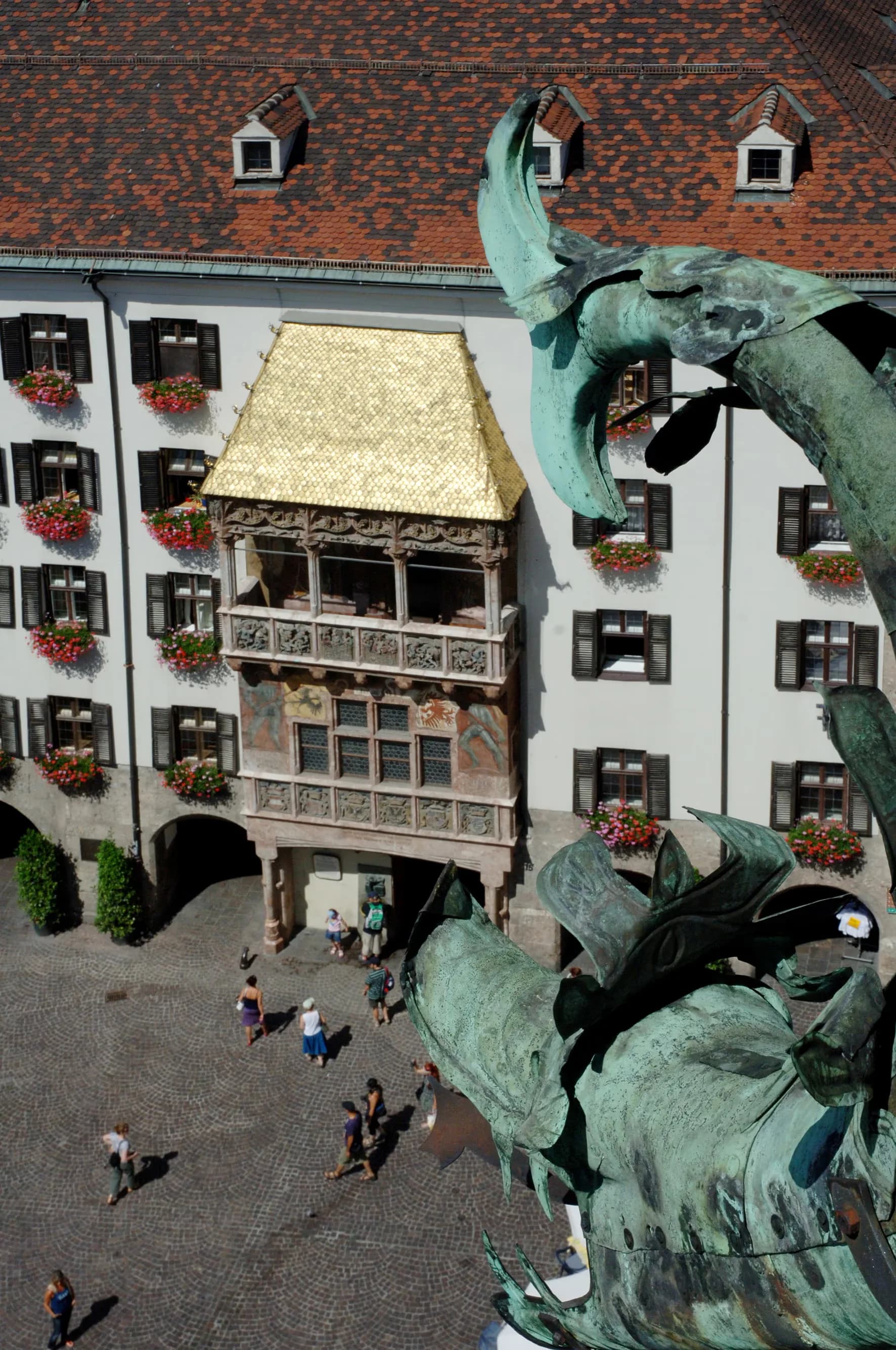 Das Goldene Dachl in der Innsbrucker Altstadt