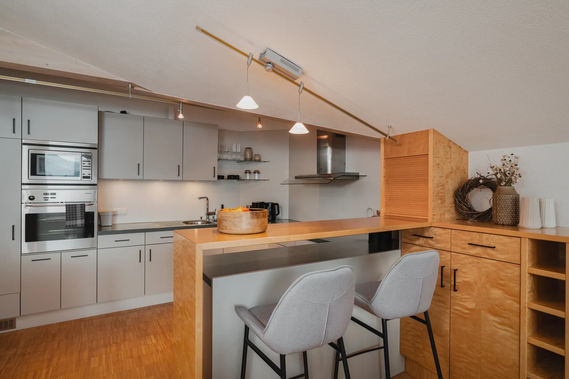Panorama apartment Stoacherhof – Kitchen | holiday flat Wipptal Tyrol