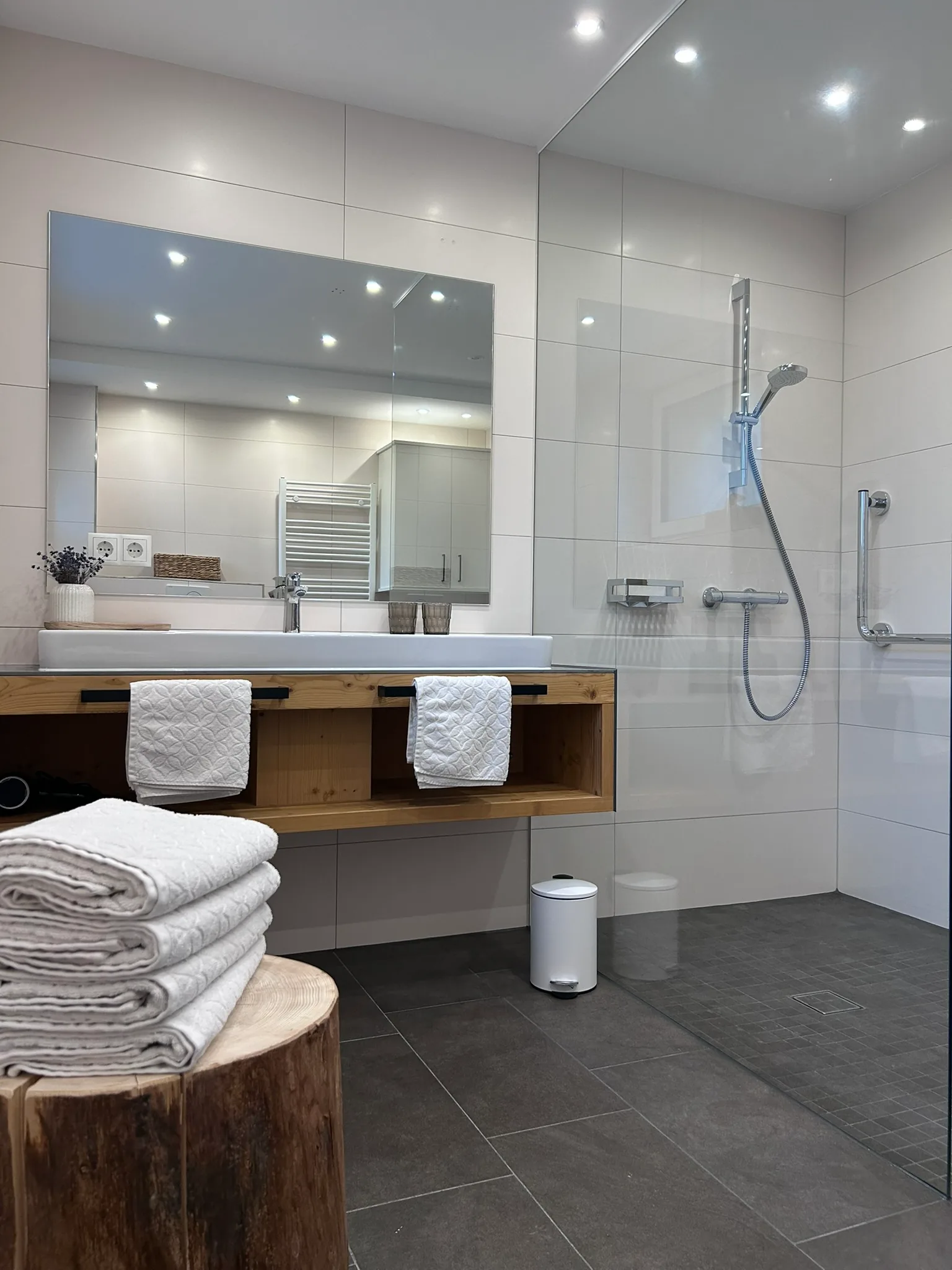 Apartment Ursprung Stoacherhof – Badezimmer | Ferienwohnung Wipptal Tirol