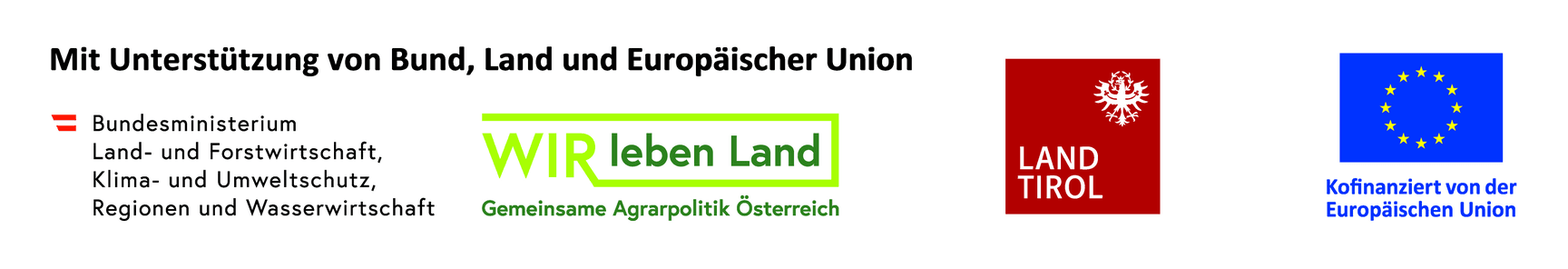 Mit Unterstützung von Bund, Land und Europäischer Union — Kofinanziert von der Europäischen Union
